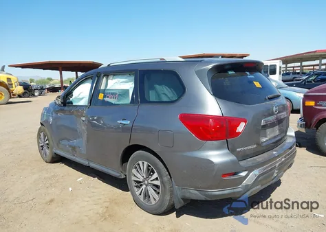 2017 Nissan Pathfinder S из США, поврежденный, VIN 5N1DR2MN8HC677179